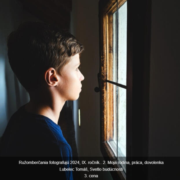 Tomáš Lubelec - Svetlo budúcnosti. 3. miesto, Ružomberčania fotografujú IX., 2024.