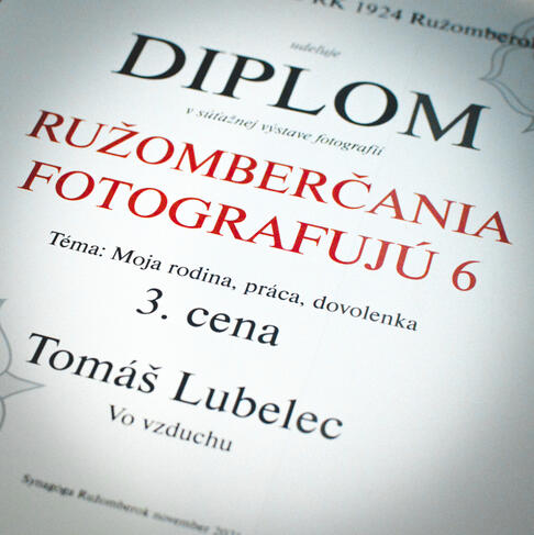 Tomáš Lubelec - Diplom za 3. miesto, Ružomberčania fotografujú VI., 2021.