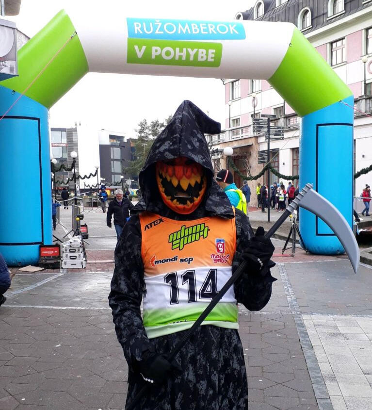 Tomáš Lubelec alias Smrtka - Štefanský beh 2019. Autor: Tomáš Lubelec © 2019